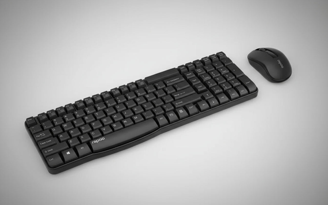 Rapoo X1800S Wireless Optical Mouse & Keyboard Combo (KRP1720)
