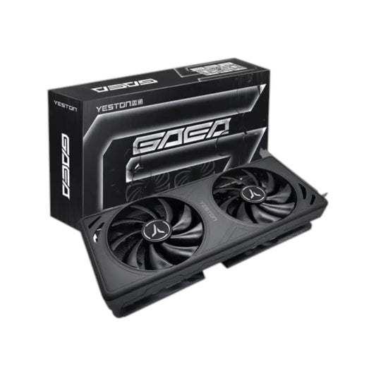 Yeston Radeon RX 9060 XT GAEA 16GB GDDR6 graphics card featuring a dual-fan cooling system and a custom shroud design.