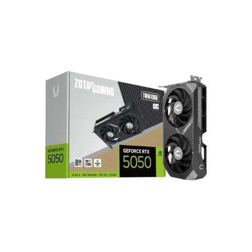 ZOTAC GAMING GeForce RTX 5050 Twin Edge OC 8GB GDDR6 Graphics Card (GCZ90920)