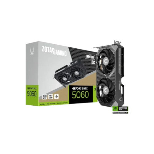 ZOTAC GAMING GeForce RTX 5060 Twin Edge OC 8GB GDDR7 Graphics Card (GCZ90917)