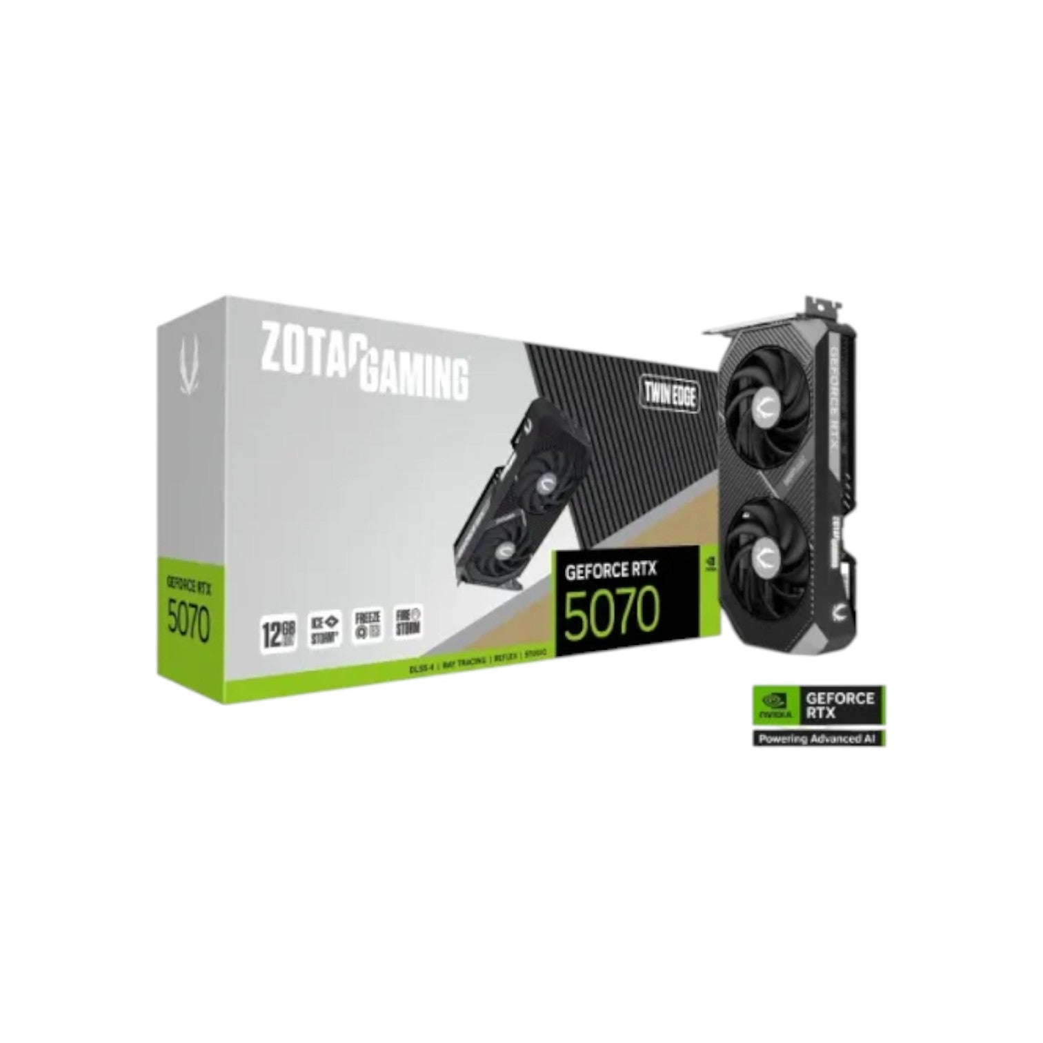 ZOTAC GAMING GeForce RTX 5070 Twin Edge 12GB GDDR7 Graphics Card (GCZ90910)