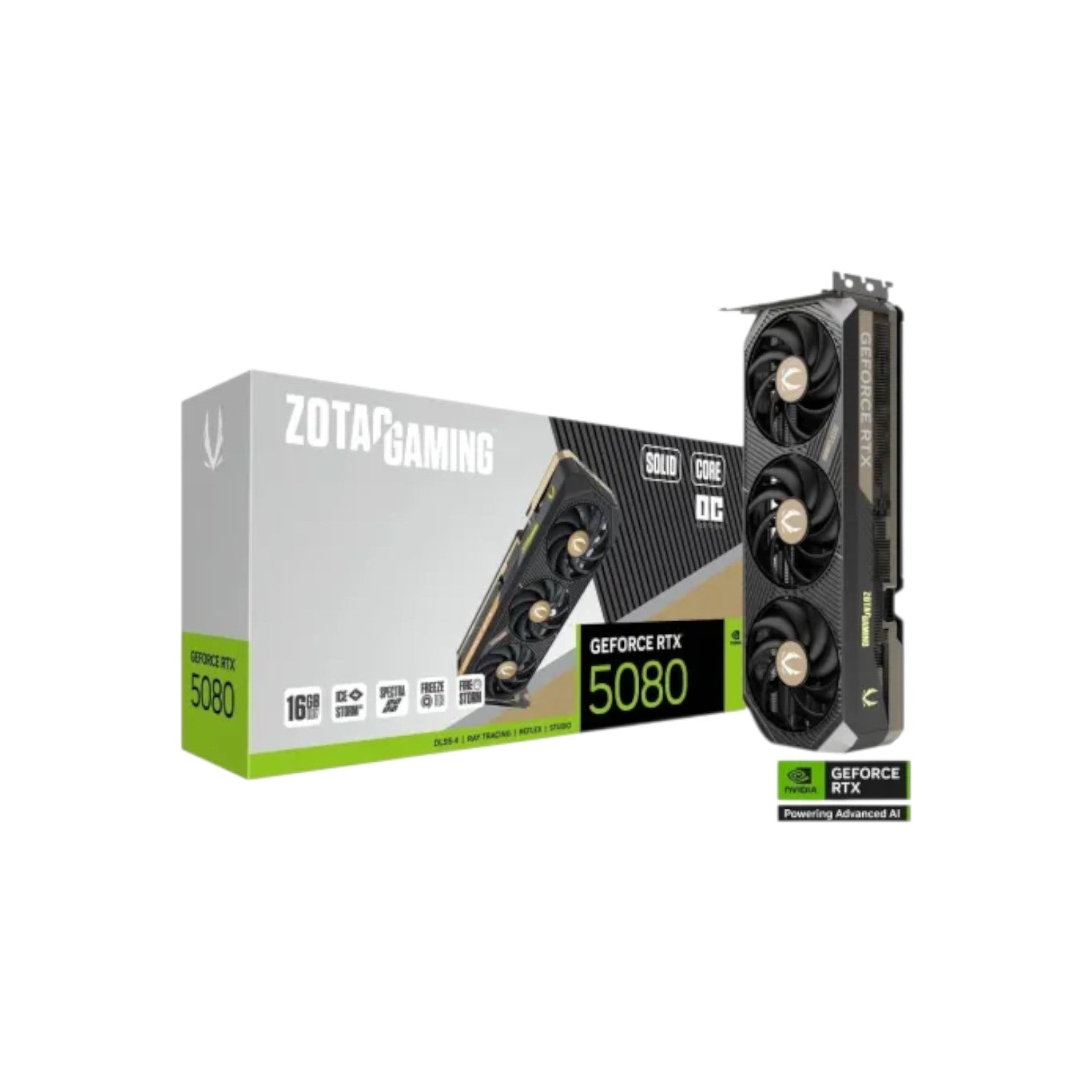 ZOTAC GAMING GeForce RTX 5080 SOLID CORE OC 16GB GDDR7 Graphics Card (GCZ90902)