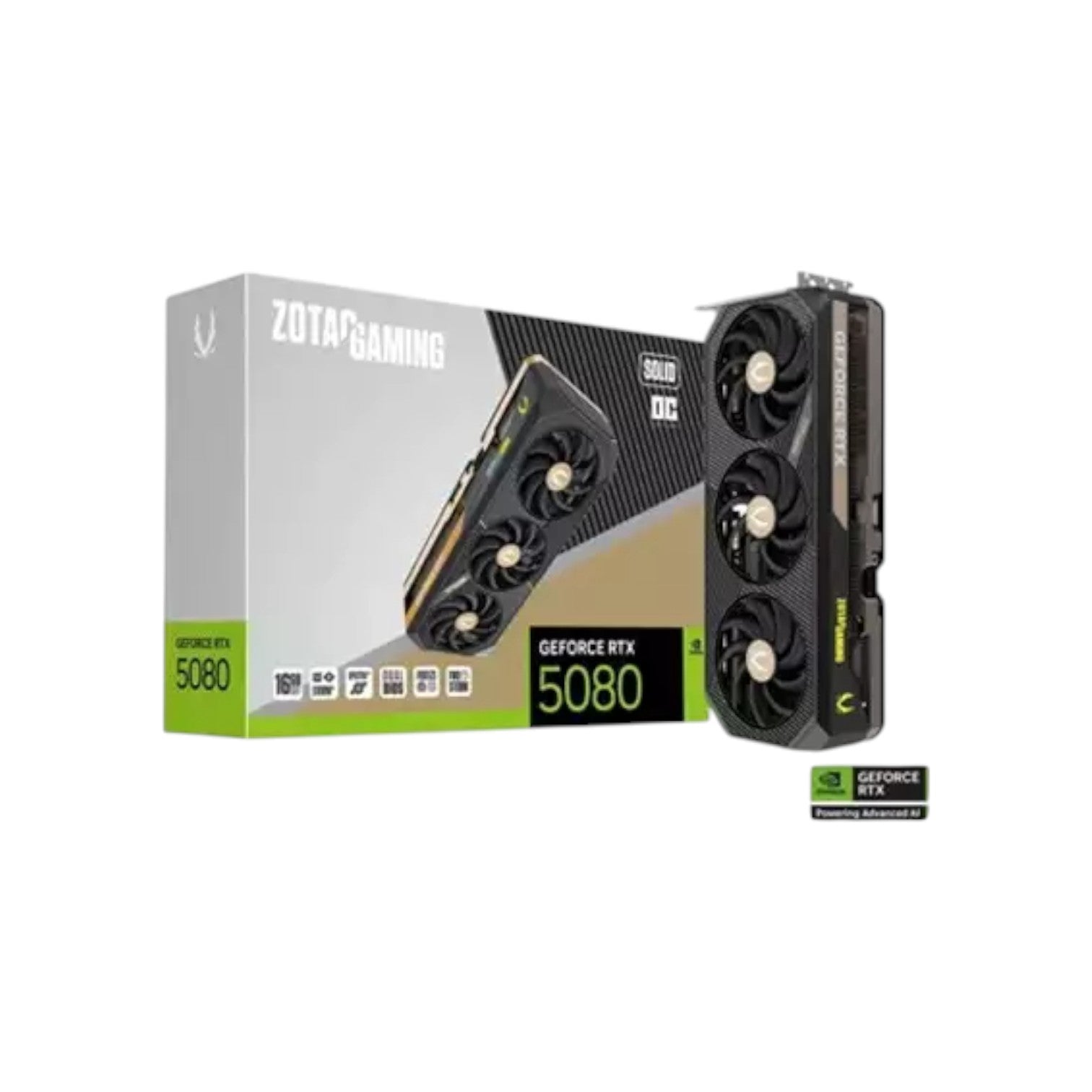 ZOTAC GAMING GeForce RTX 5080 SOLID OC 16GB GDDR7 Graphics Card (GCZ90903)