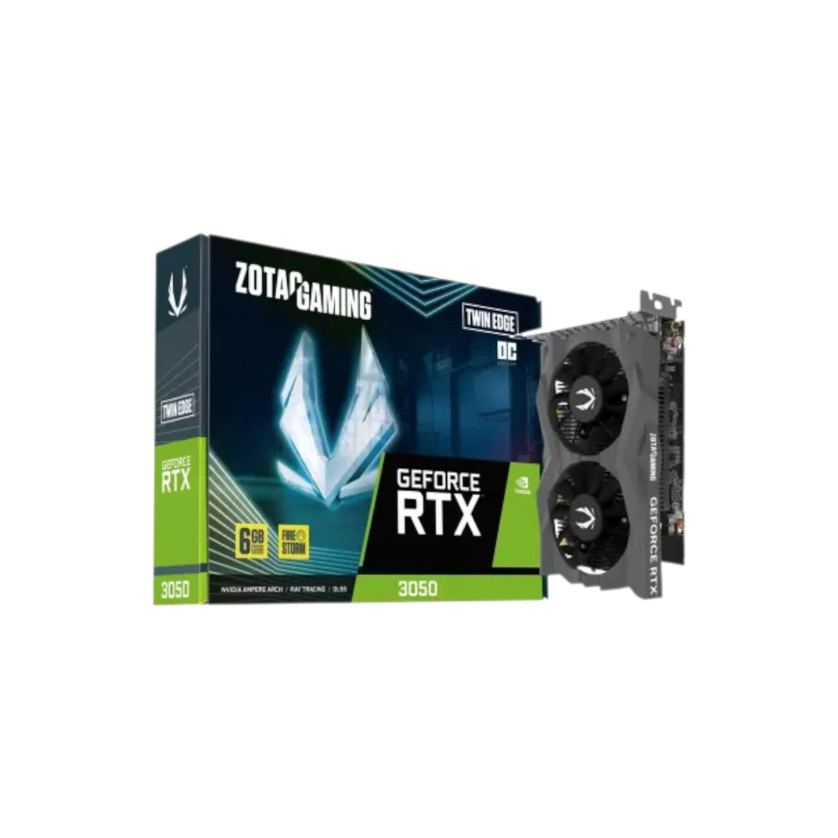 Zotac GAMING GeForce RTX 3050 Twin Edge OC 6GB GDDR6 Graphics Card (GCZ90923)