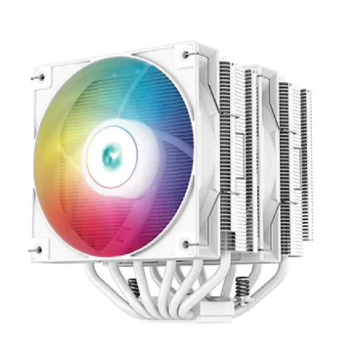 DeepCool AG620 WH ARGB Dual-Tower 120mm CPU Air Cooler (CPUDP17256)