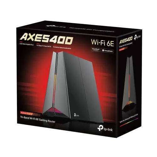 TP-Link Archer GXE75 AXE5400 Tri-Band Wi-Fi 6E Gaming Router (RTPL4001)