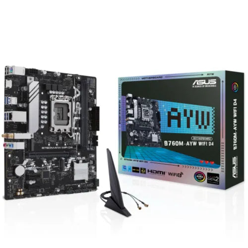 ASUS B760M-AYW WIFI D4 mATX Motherboard (MAI5826)