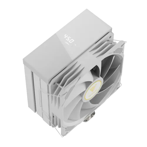 Gamdias BOREAS M2-51D WH Digital Display Single Tower Air CPU Cooler (CPUG17810)