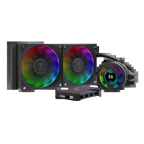 Gamdias CHIONE P3-240U ARGB 240mm AIO Liquid CPU Cooler (CPUG17808)