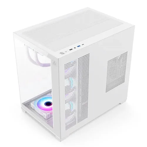 Monarch City Ranger X7 ARGB Mid-Tower ATX Gaming Case White (PCCM9808)