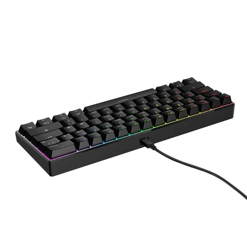 Havit KB872L RGB Backlit Multi-Function Blue Switch Mechanical Gaming Keyboard (KH1324)