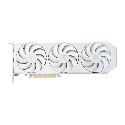 PowerColor Hellhound Spectral White AMD Radeon RX 9060 XT 16GB GDDR6 Graphics Card