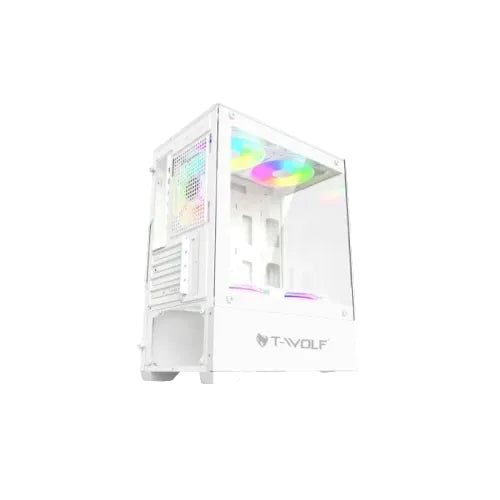 T-Wolf Ice Cooler X5 ARGB M-ATX Mid Tower Gaming Casing (PCCTW9605)