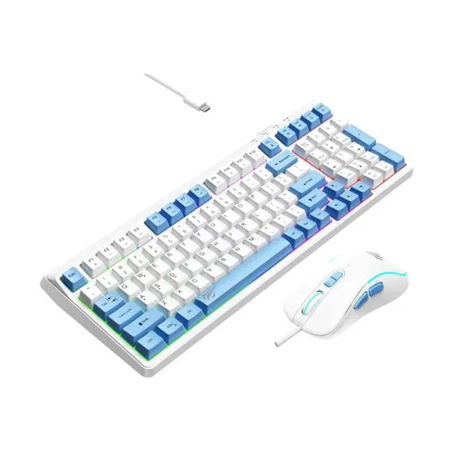 Havit KB891CM Rainbow Backlit Keyboard Mouse Combo (KH1329)