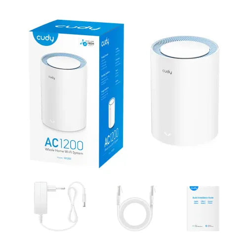 Cudy M1200 AC1200 Dual Band Mesh Router (1 Pack) (RC4203)