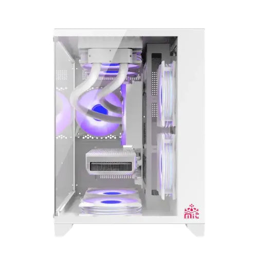 Monarch Mystery Box X5 Desktop Gaming Case White (PCCM9802)