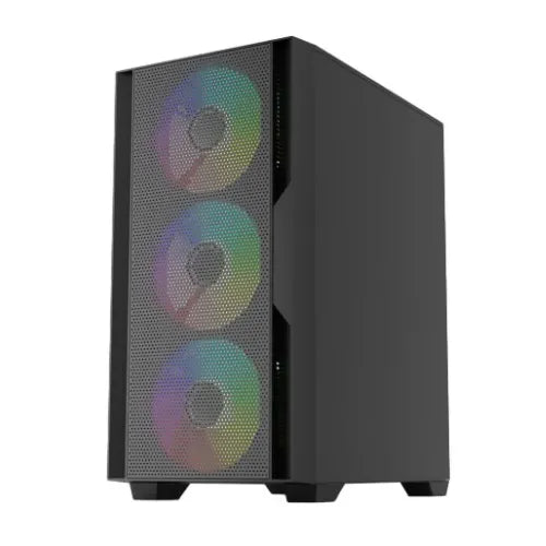 T-Wolf Phantom X4 RGB M-ATX Mid Tower Gaming Case With 200W PSU (PCCTW9604)