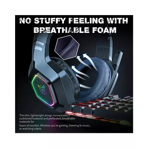 Onikuma K10 Wired RGB Gaming Headphone (HOK3522)