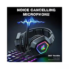 Onikuma K10 Wired RGB Gaming Headphone