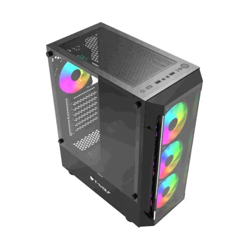 T-wolf Platina X4 ARGB Mid-Tower ATX Gaming Casing (PCCTW9602)