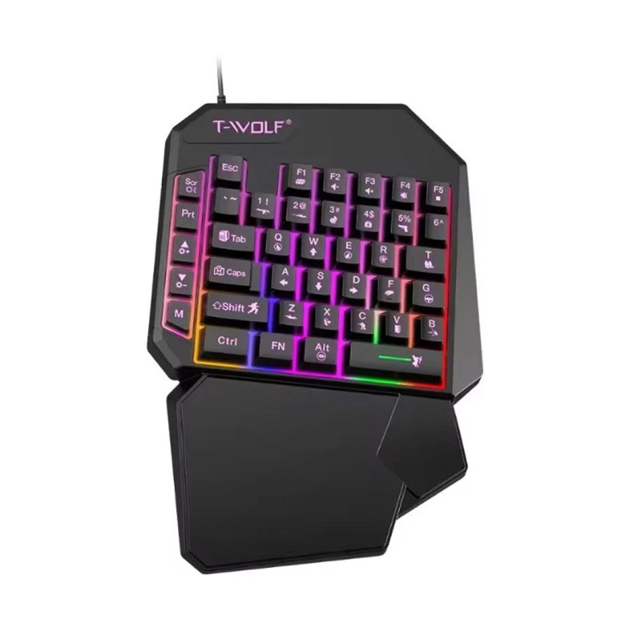T-WOLF TF950 5 In 1 Wired Gaming Combo (KTW2312)