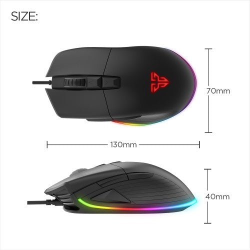 FANTECH UX1 Hero Ultimate Macro RGB Gaming Mouse (MFT1924)