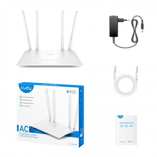 Cudy WR1200 AC1200 Dual Band WiFi Router (RC4220)
